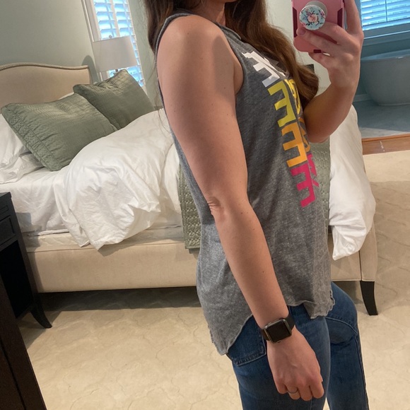 Chaser Love Gray Tank - Picture 2 of 8